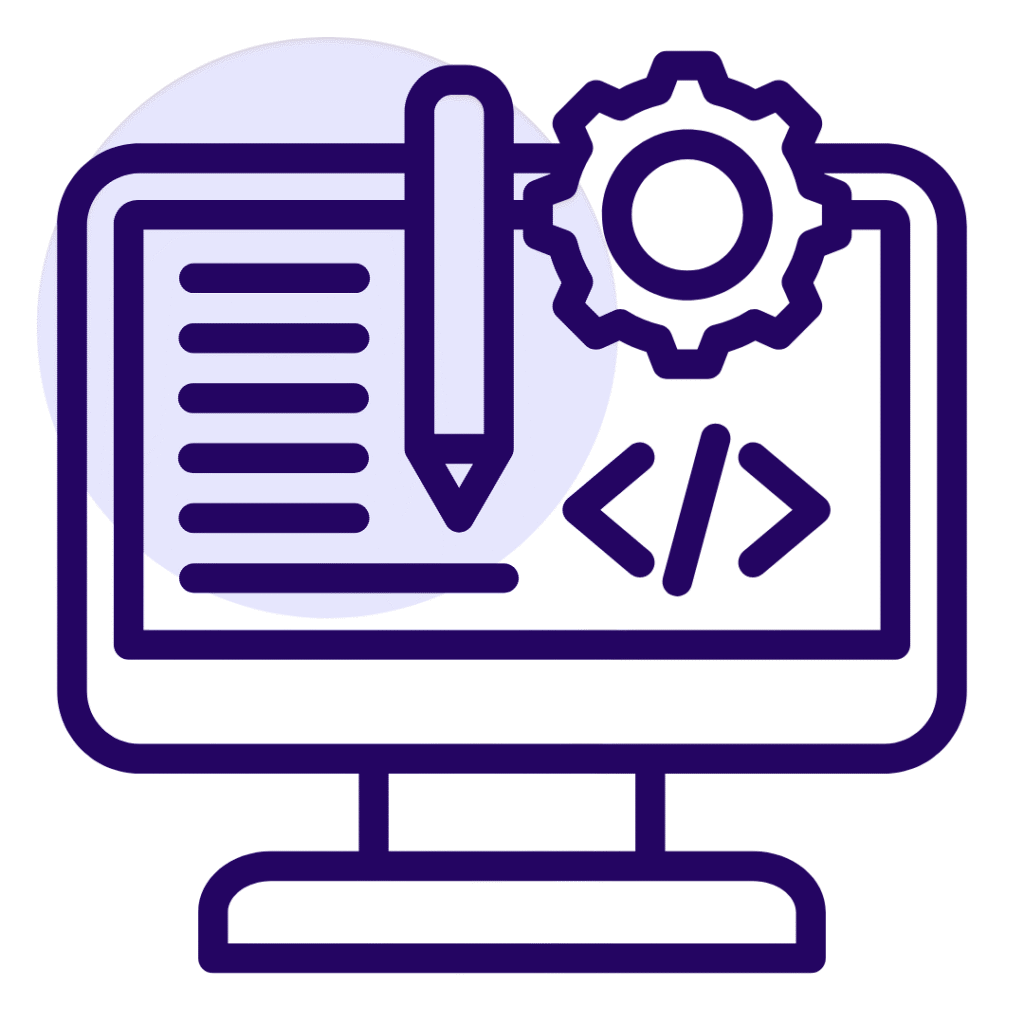 An i9mage of a web design or development icon