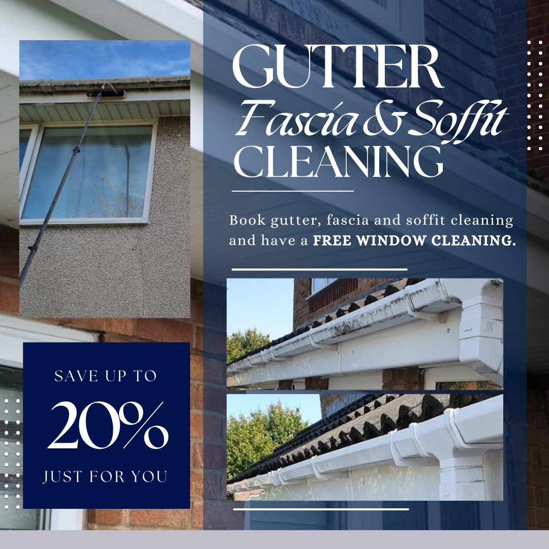 A digital marketing ad for Dawson's Gutter Cleaning