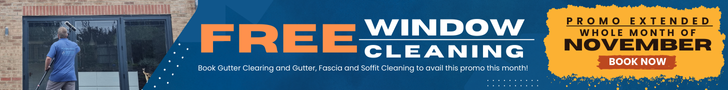a digital marketing ad for North Bristol Window Cleaners