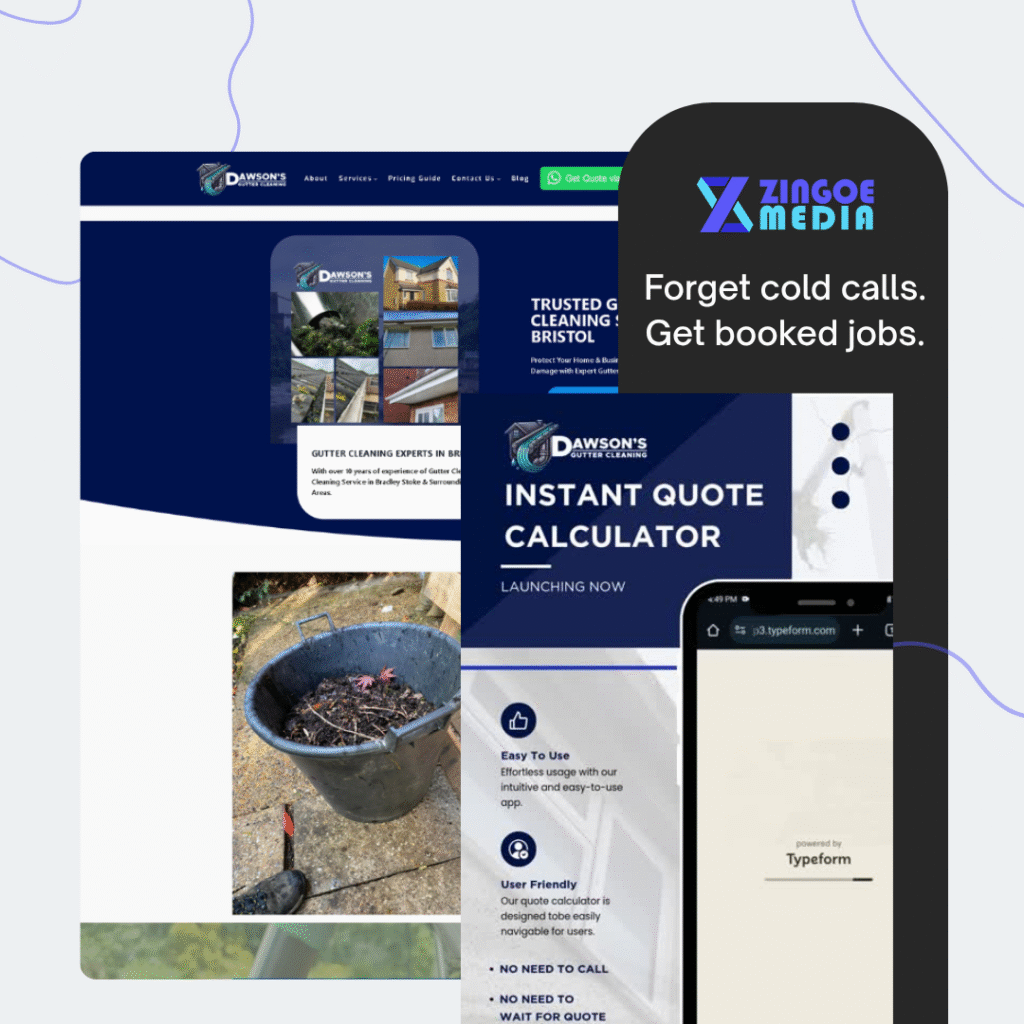 an image of Zingoe Portfolio - Dawson's Gutter Cleaning