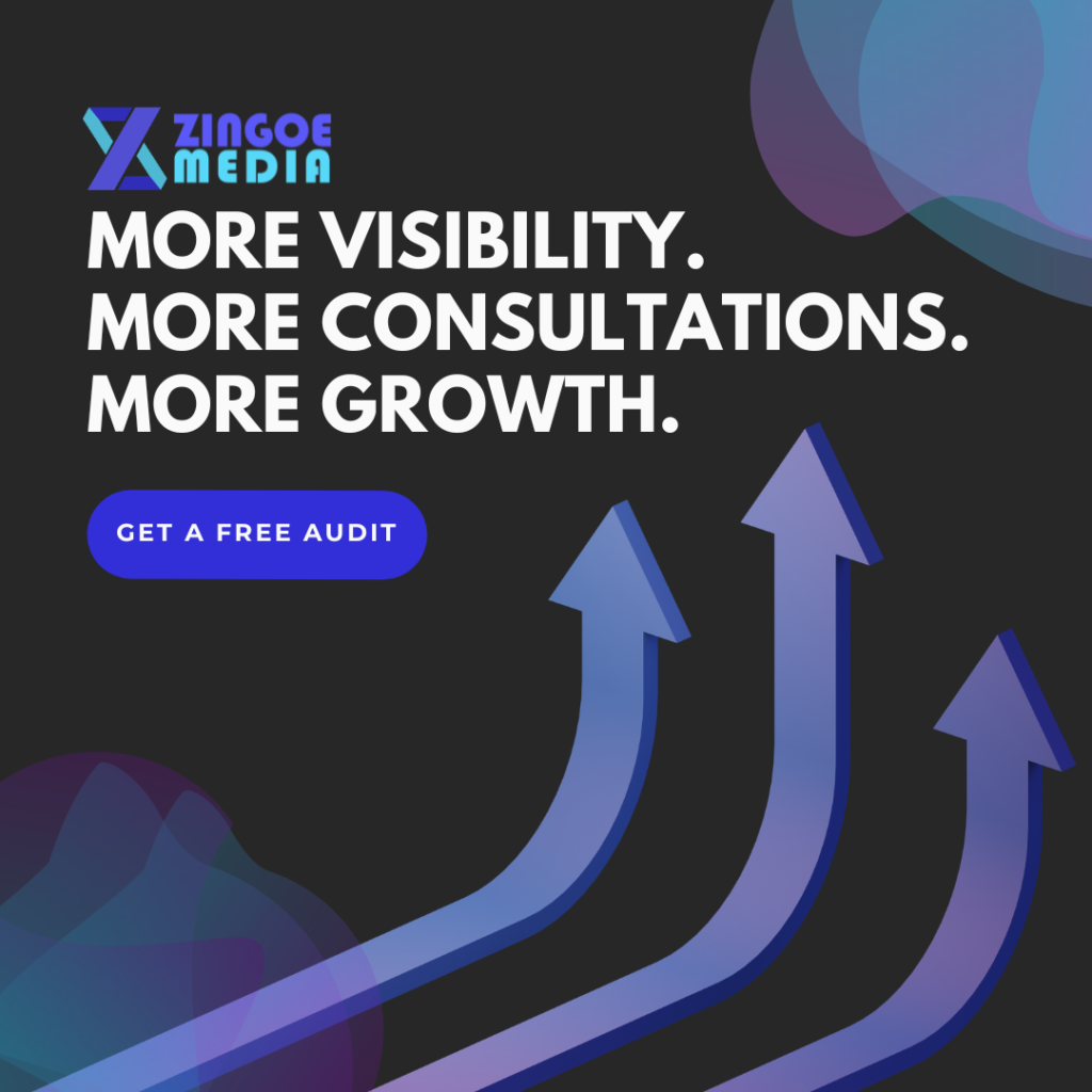An image of Zingoe Media Quote: More Visibility, More Consultations, More Growth
