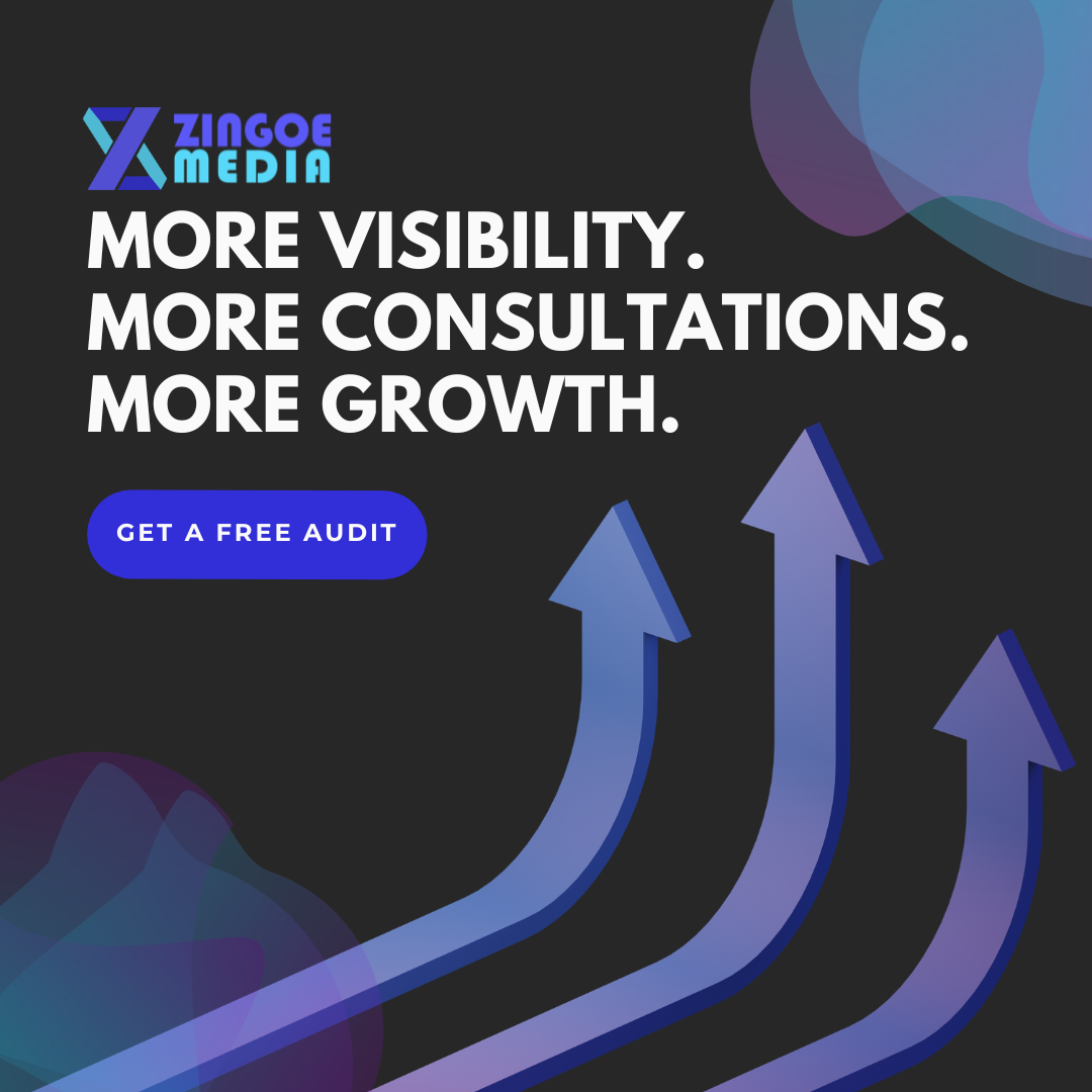 An image of Zingoe Media Quote: More Visibility, More Consultations, More Growth